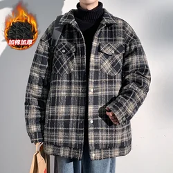 Men's Clothing Korean Popular Clothes Men's Coats Models 2024 Outerwear Loose Fitting Harajuku Thickening Spring Jackets Style