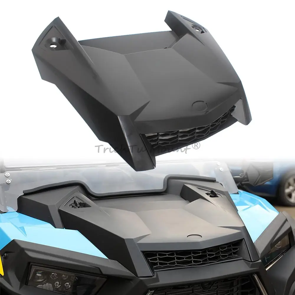 Front Center FairingUtv/Atv Fairing Compatible With Polaris Rzr Xp/Xp Turbo 2018-2023 High Quality Abs Plastic Unpainted Black