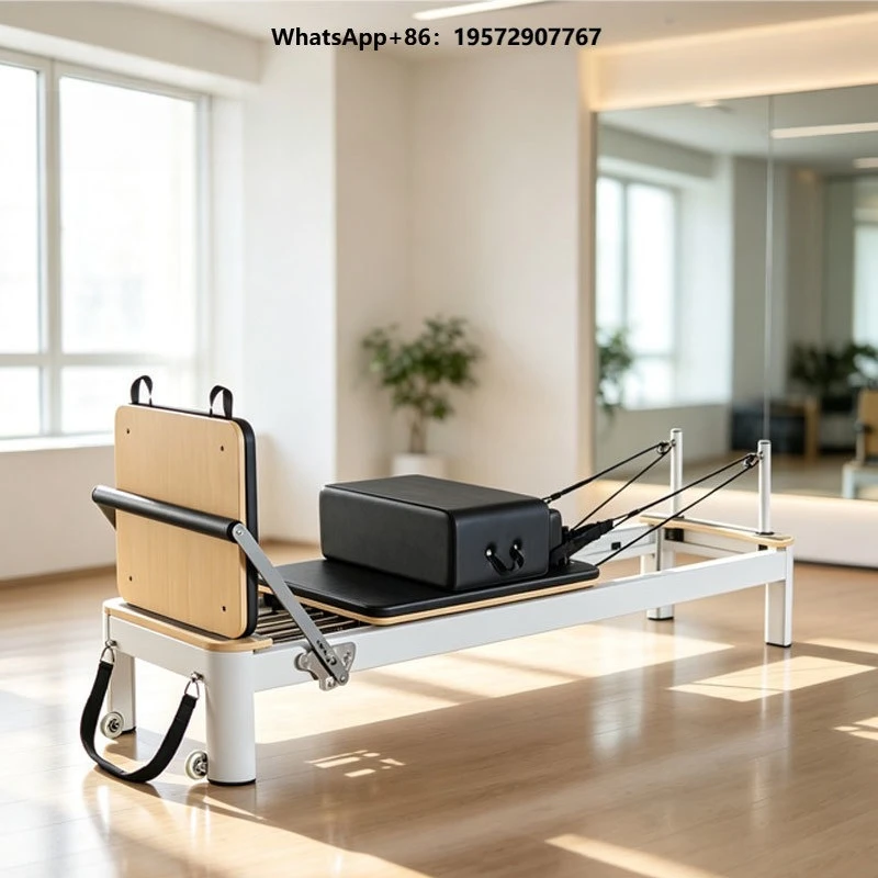 Custom Logo White Aluminum Pilates bed
