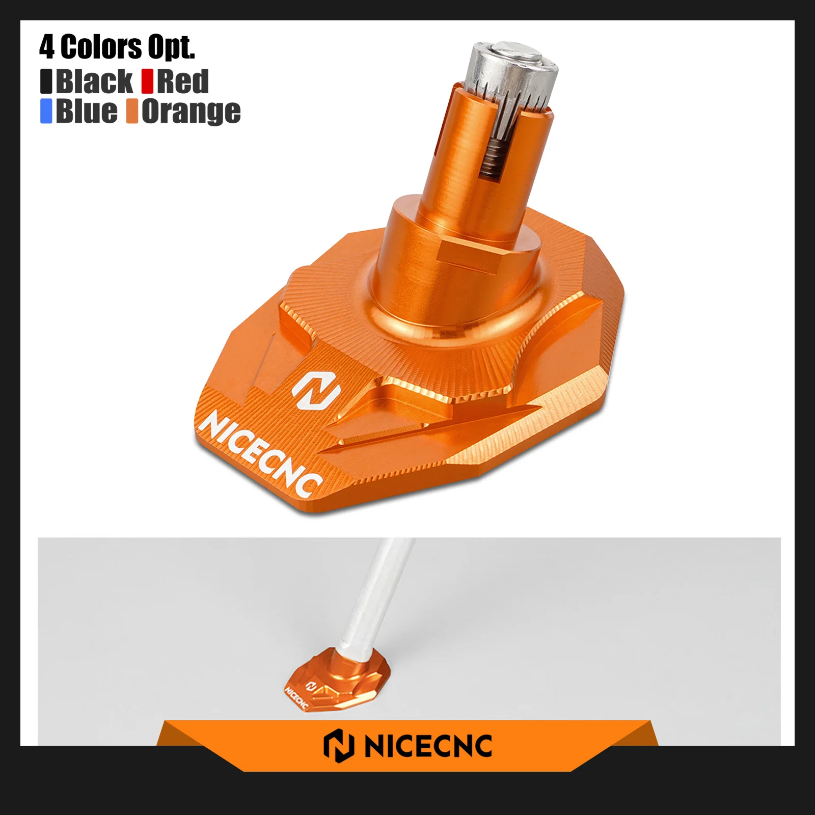 

2023 For KTM EXC 300 Kickstand Side Stand Pad Extension EXC 530 XCF-W 500 EXC-F 450 XC-F 350 XC-W 300 EXC 250 XC 125 2008-2023