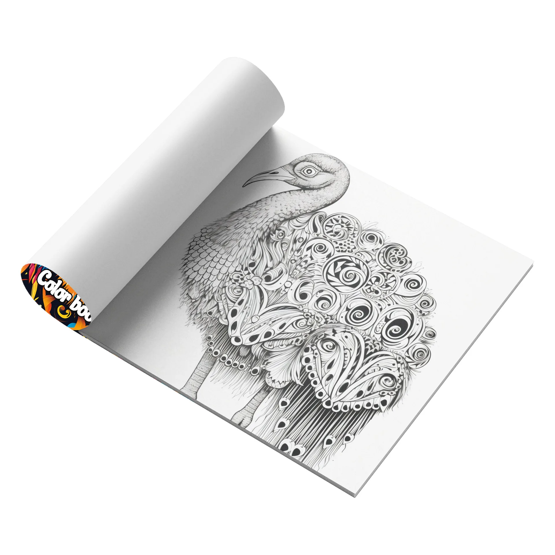 Exquisite Animal Panda Coloring Book Coloring Based on Color Book Adult Painting Book Coloring Book Children's Thickened