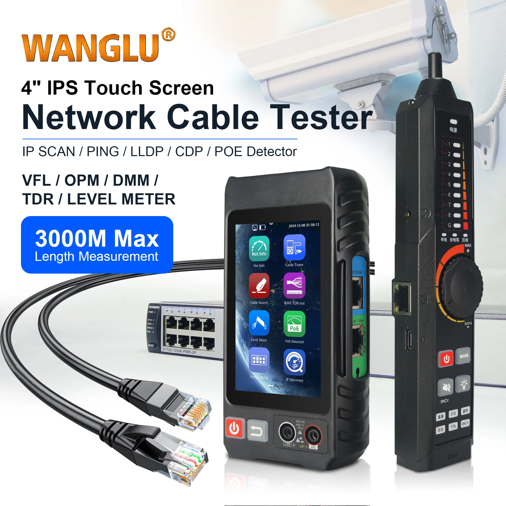 Рисунок 3 - WANGLU Тестер сетевого кабеля Тестер