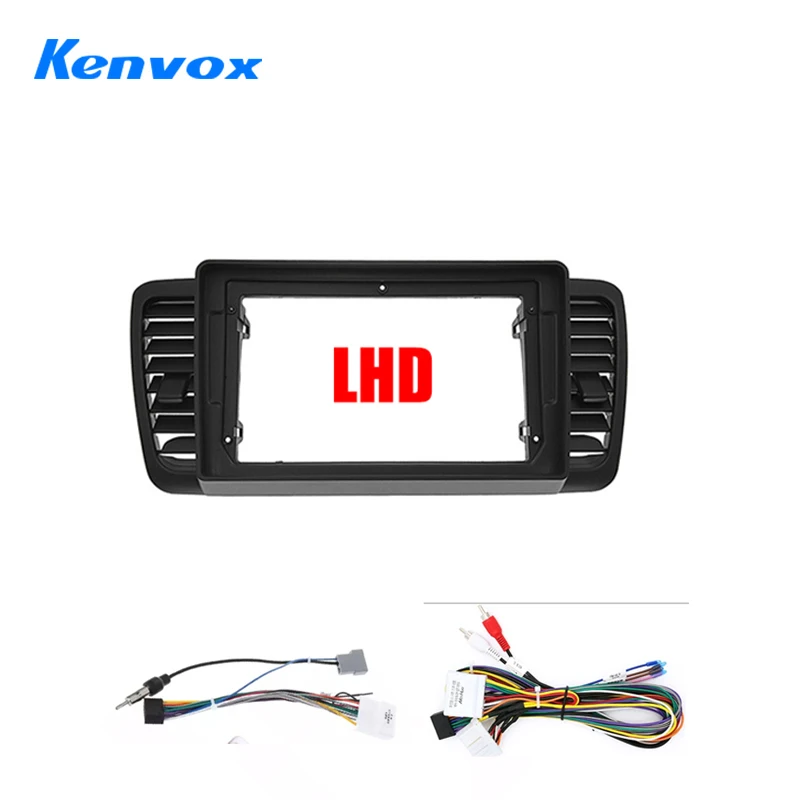 Kenvox Car Radio For Subaru Outback 3 Legacy 4 2003 2009 Android 2 Din dvd gps Stereo Mounting Bezel Faceplate Frame panel Kit