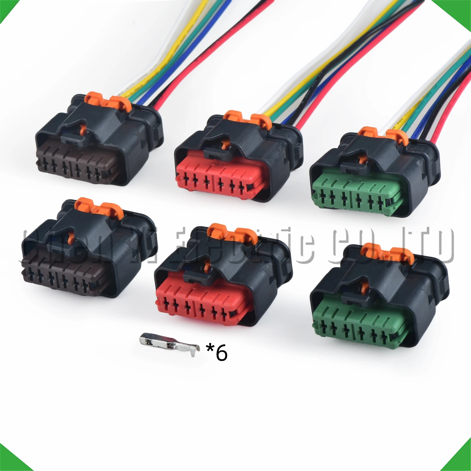 6 دبوس موصلات السيارات ملف الإشعال سيارة خنق صمام سلك قابس كوابل مجمعة F843700 لبيجو 301 308 408 سيتروين C3 C4 إليزيه #1