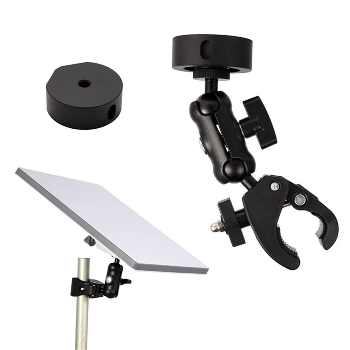 스타링크 미니 마운트 RV 사다리 폴 마운트 조절식 클립 (자동차, RV, 사다리 및 기타 용)