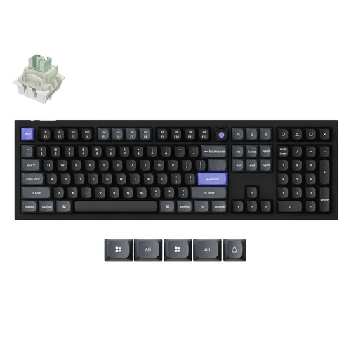 Imagen 1 del producto Keychron Q6 HE 8K teclado con interruptor magnético diseño de tamaño completo programa de efecto Hall teclado con cable personalizado para juegos