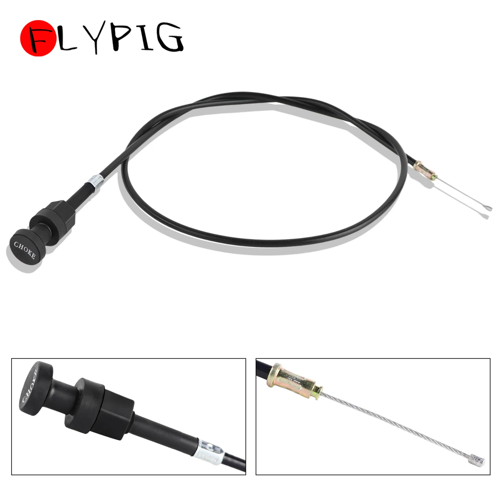 Motorcycle Carburetor Push Pull Choke Throttle Cable For Yamaha PW80 PW 80 Y-Zinger Dirt Bike