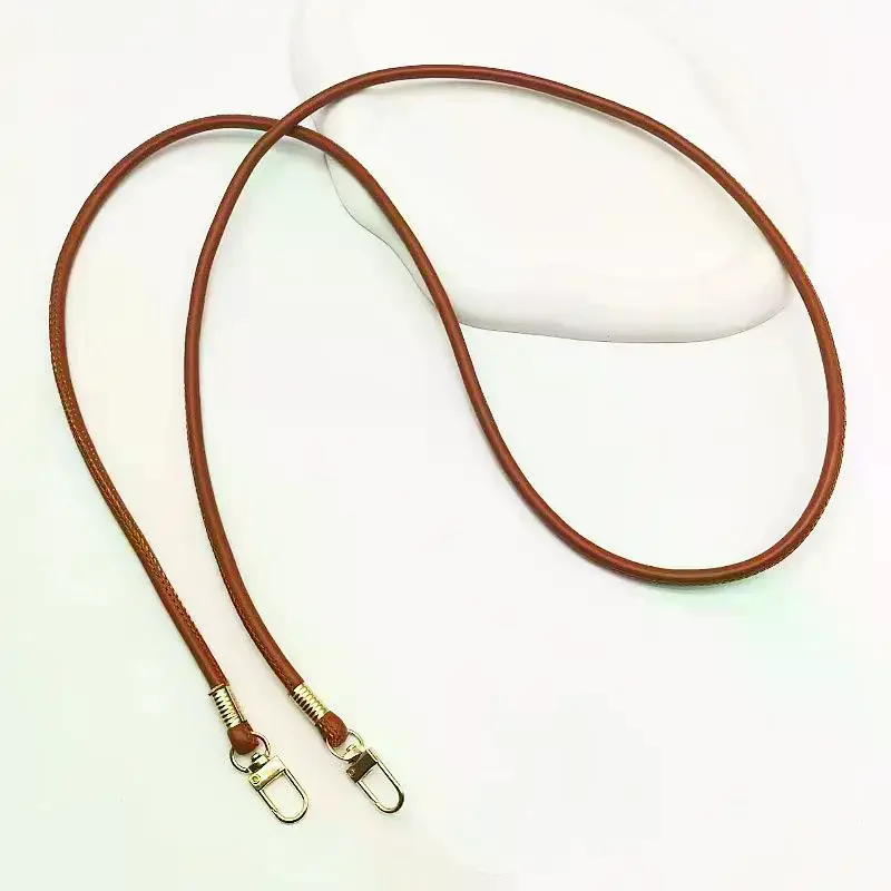 120cm Adjustable PU Leather Bag Strap Crossbody Shoulder Bag Strap Mobile Phone Lanyard Handbag Handle Replacement Bag Belt