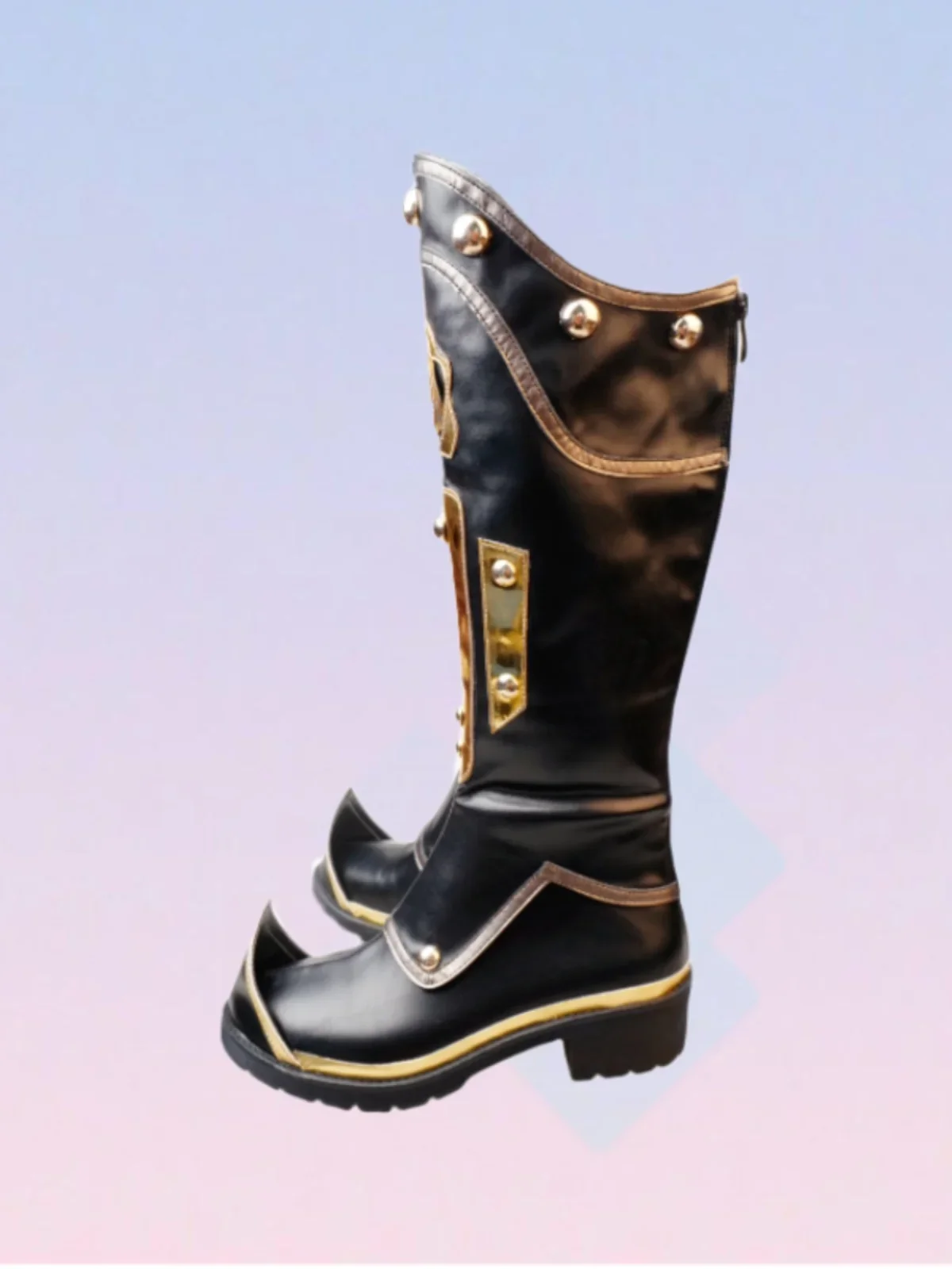 Antiquarian Qi Shiyi 코스프레 신발 정체성 V 동물 테이머 코스프레 여성 PU 부츠 할로윈 액세서리 맞춤 제작