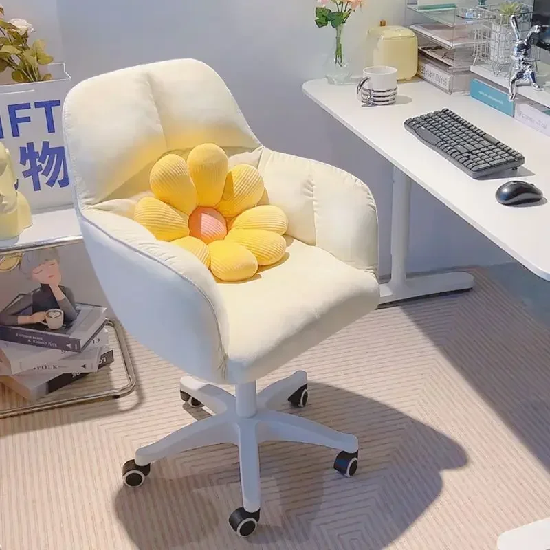 

Comfortable Sedentary Dormitory Computer Chair Home Study Desk Office Girls Bedroom Makeup