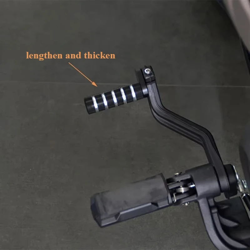 Brake Lever Extra Large Foot Brake Lever Suitable for Black Flag 500 Jinjila 500/450 Zhuangwei 500 Levier De Vitesse