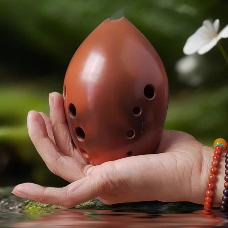 

10 Hole Ceramic Xun Beginner Adults Ocarina Flute Children Profesional Double Chamber Whistle Orff Musical Instruments Flute