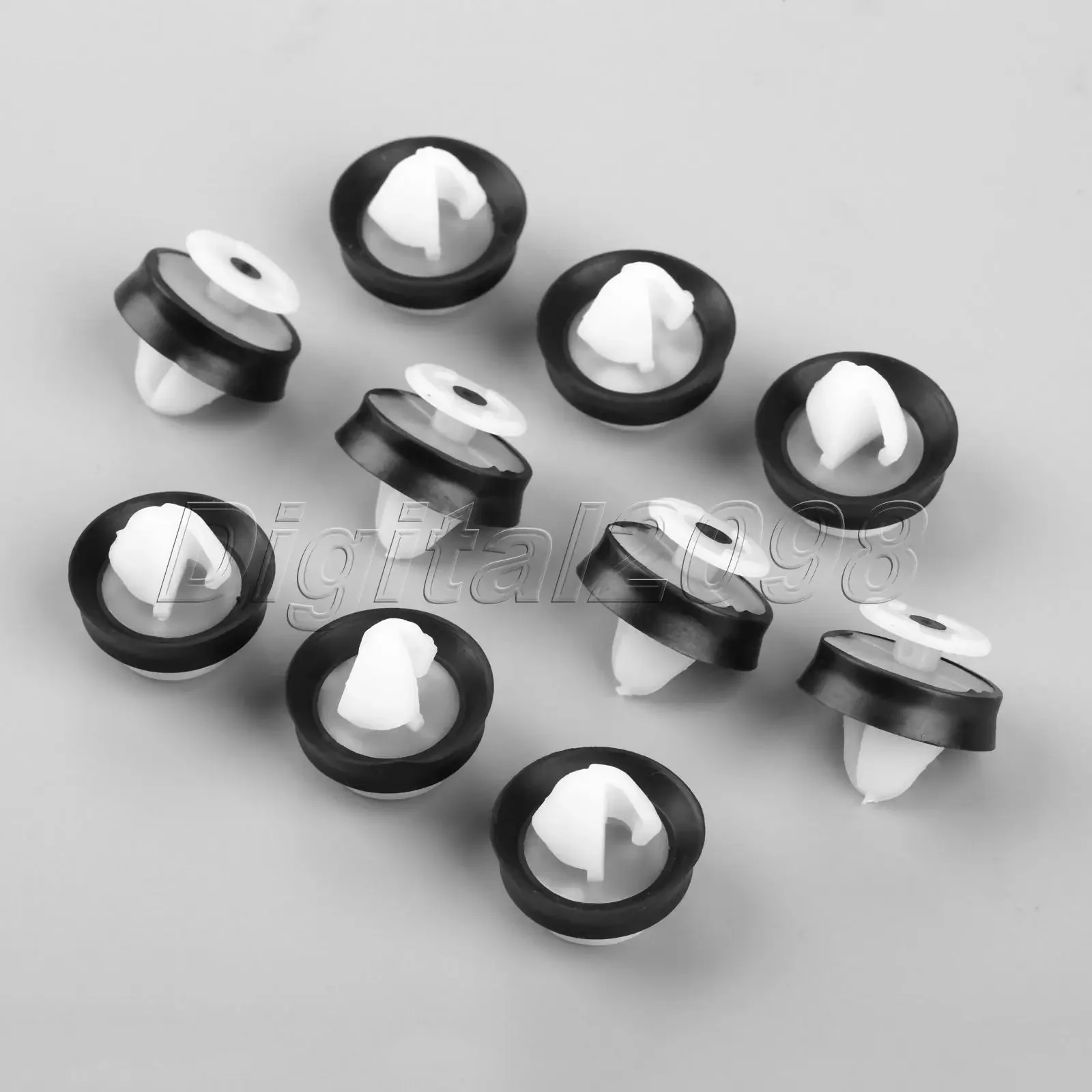 10pcs Interior Door Panel Card Trim Clips Auto Fastener Clip Plastic Rivets For Citroen C2 C8 C3 C4 Picasso Peugeot 307 206 508