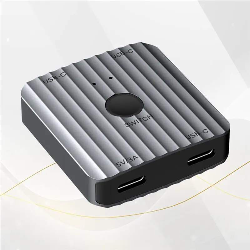 USB-C 1 In 2 Out/2 In 1 Out Switcher Bi-Directional Switch Splitter 8K 60Hz 100W PD 10Gbps For Laptop TV Projector