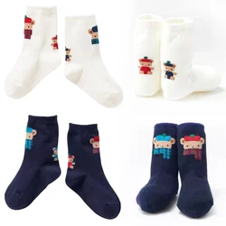 Family Children's Clothing Socks Spring and Autumn New Children's Cartoon Cute Bear Socks Baby Socks