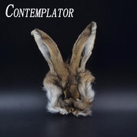 CONTEMPLATOR fly tying hare’s mask rich guard hair dubbing materials rabbit fur tying hare's ear nymphs trout fishing