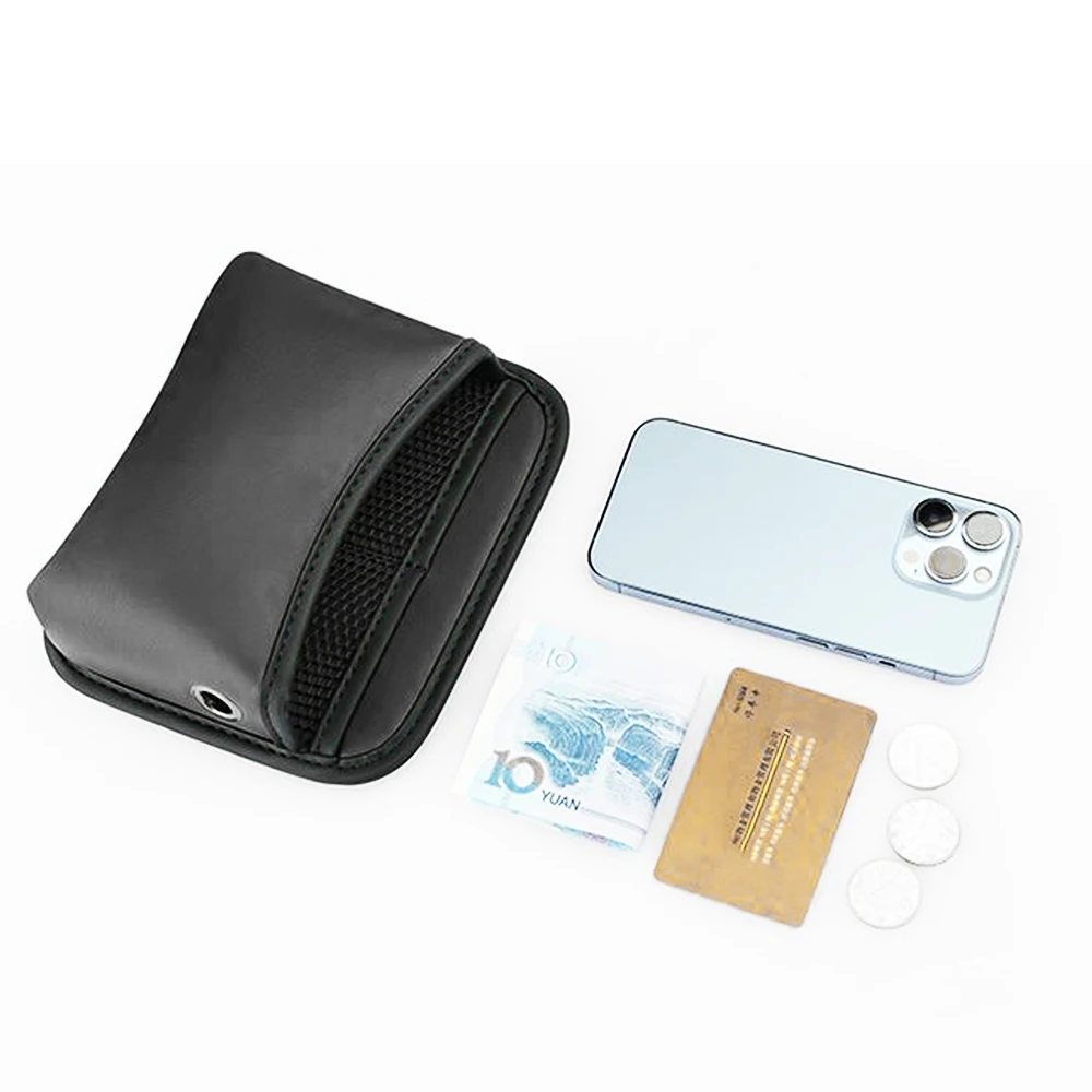 Auto-Türtasche, PU-Leder Auto-Netztasche Organizer für Karten, Handy, Sonnenbrille, Universelles Auto-Innenraum-Zubehör – Detail 3