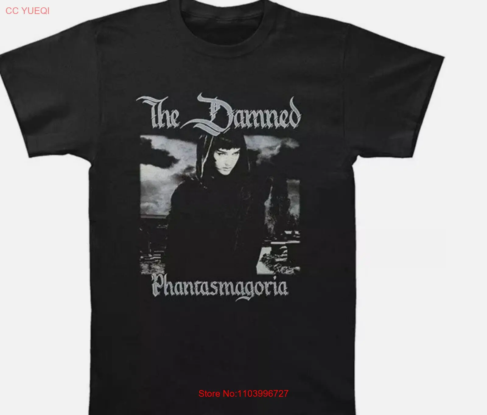 The Damned Men's Phantasmagoria Black Short Sleeeve Cotton S-2345XL T-shirt