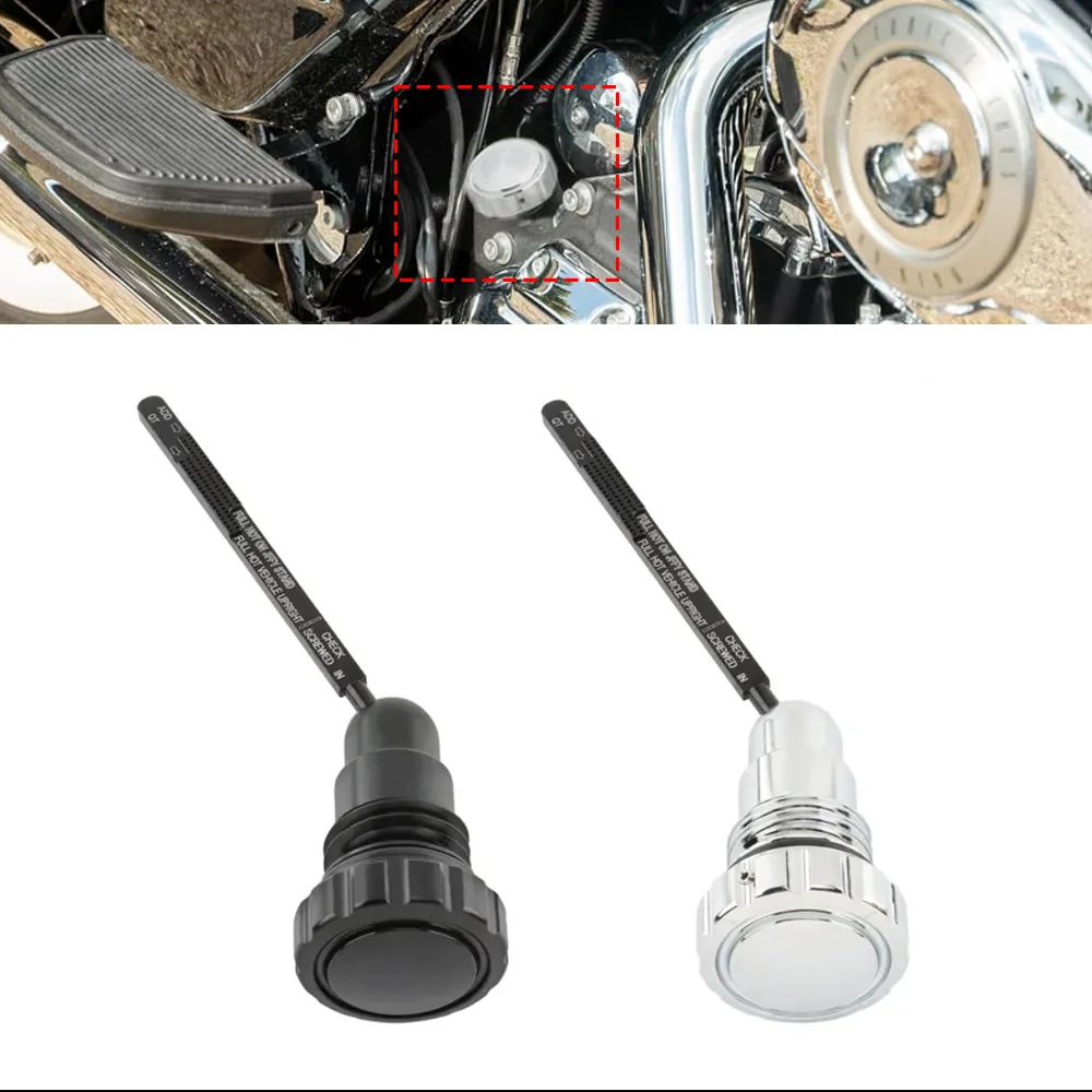 

Motorcycle Oil Dipstick For Harley Davidson Touring FLHR FLHX FLH FLT FLTR Street Glide Road King 2007-2016