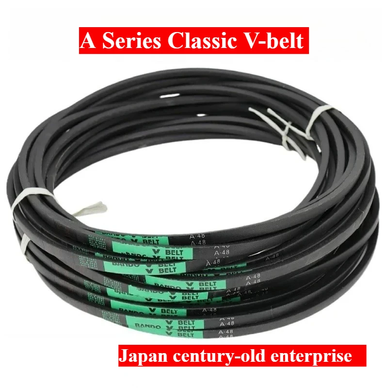 

A-66 ~ A-115 Классические инструменты для V-образного ремня Деревообрабатывающее оборудование Трансмиссионный генератор Экскаватор Бульдозер Япония Резиновый трансмиссионный ремень