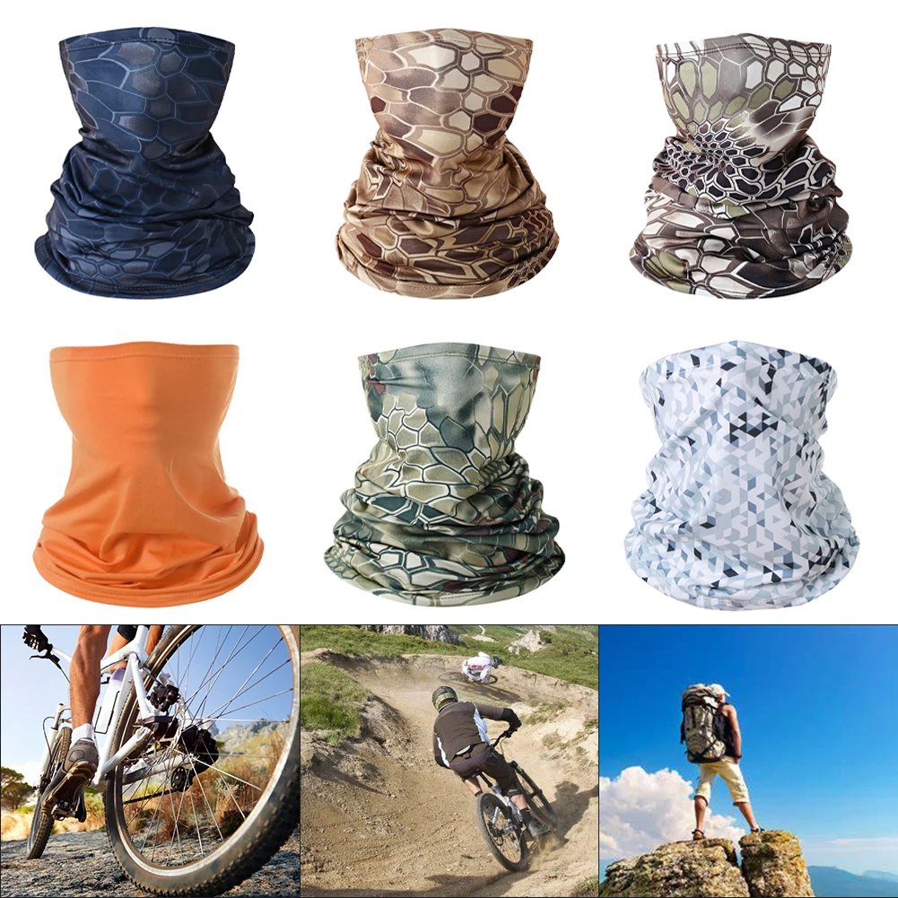 

Sunscreen Ice Silk Scarf Neck Neck Tube Scarf For Biker Motorcycle Car Windproof Sunscreen Cycling Half Face Covers Neck Gaiter