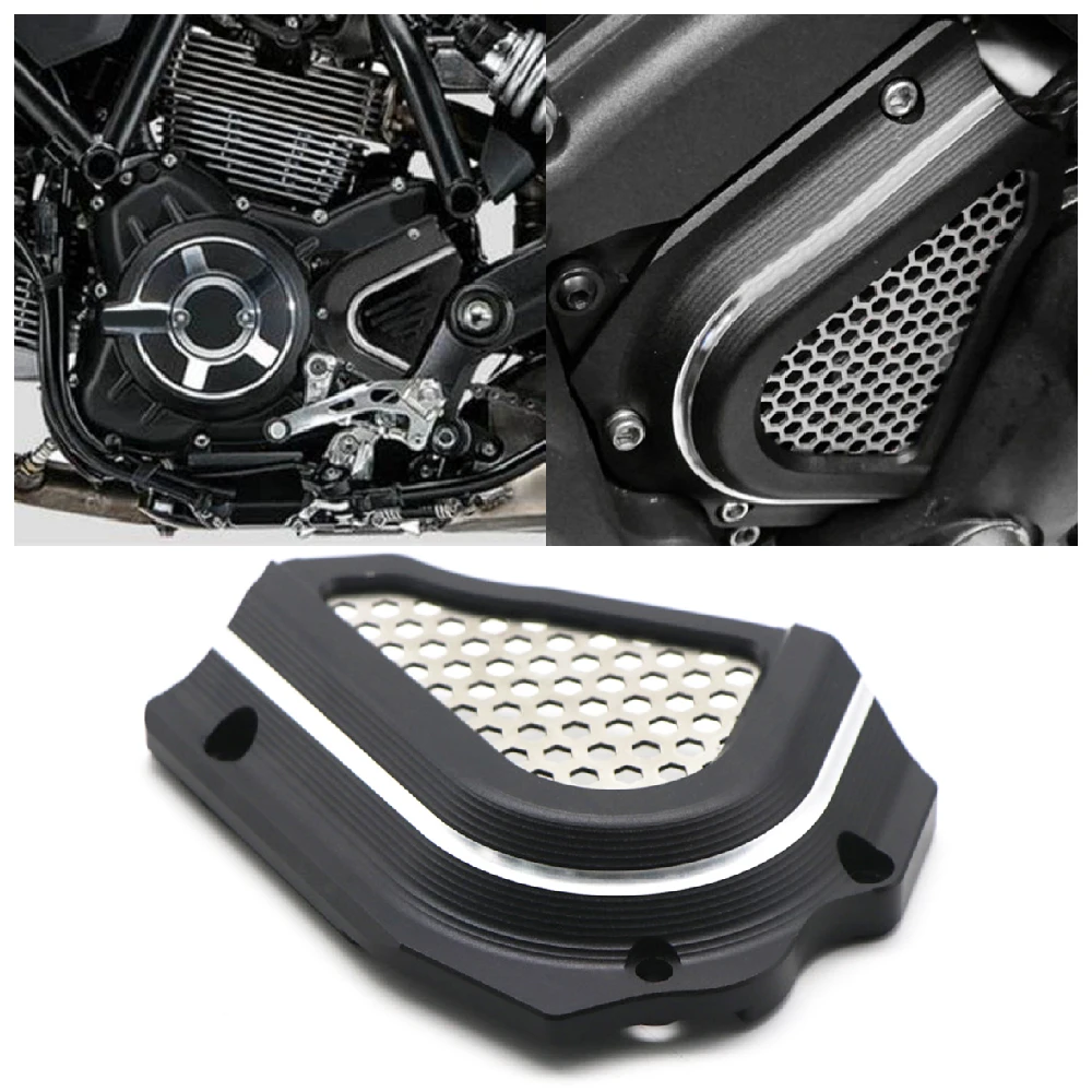 

Fits for Ducati Scrambler 400 800 Cafe Racer Classic Lcon Sixty2 2015-2019 Motorcycle Front Sprocket Chain Cover Protector Guard