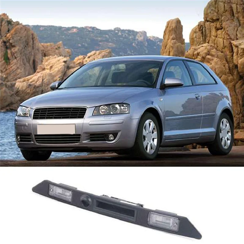 3Pcs/Set Car Trunk Grip License Plate Light Trim Assembly for Audi A4 B7 2005-2008 8E0827574C3FZ