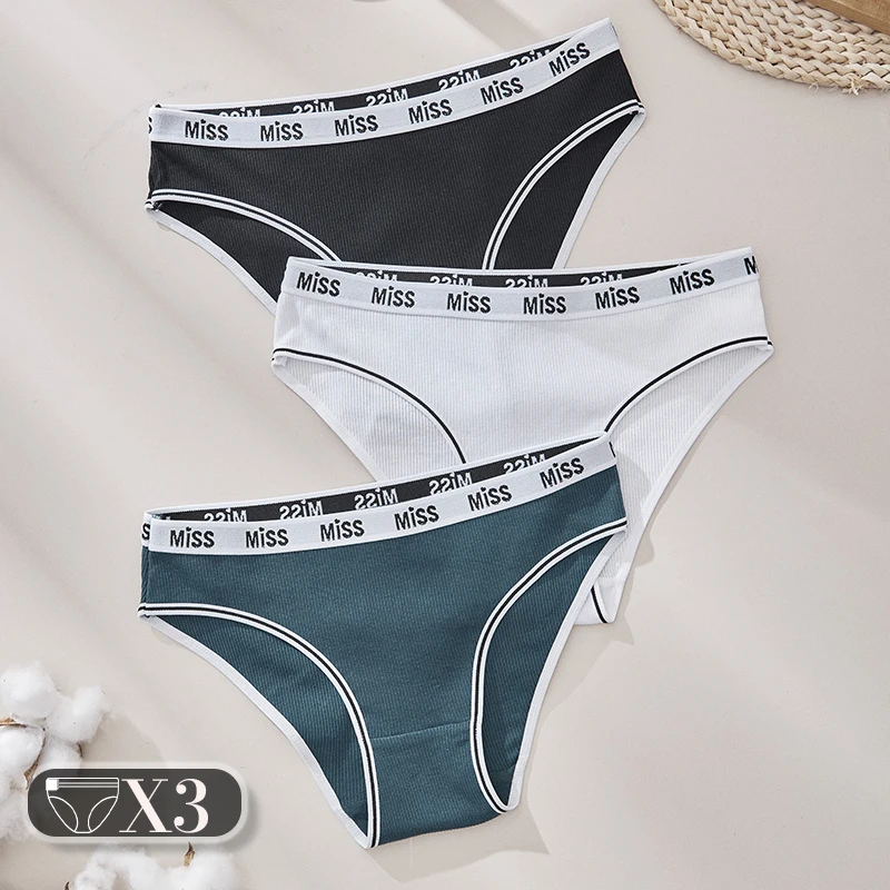 3PCS Seamless Fast Drying Women's Panties Breathable Comfortable Female Briefs Underpant Winter Warm Soft Home Women's Underwear