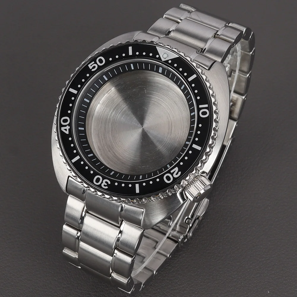 NH36 Diving Case At 3.8 45mm Men's Watch Case Bracelet Sapphire For SRPD Abalone Mod Parts Fit NH34 NH35 NH36 Movement 120clicks