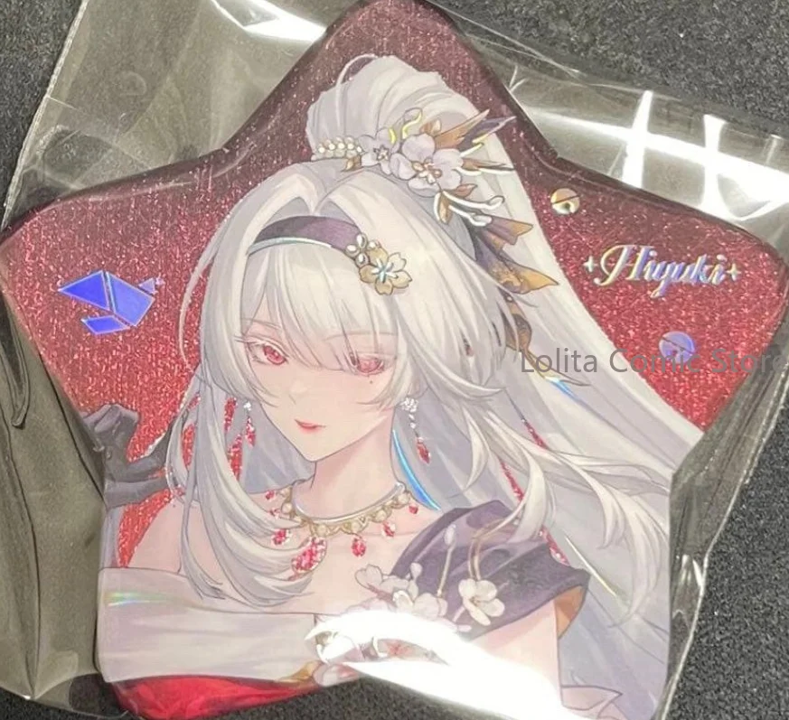 Anime Wuthering Waves Hiyuki Cosplay Cartoon Acrylic Standing sign badge brooch pendant set Accessories adorn Halloween Gift‌‌ view 3