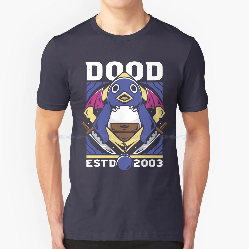 Dood T Shirt 100% Cotton Tee Prinny Prinnies Disgaea Dood Etna Laharl Rpg Gaming Gamer Video Games Kawaii Cute Penguin