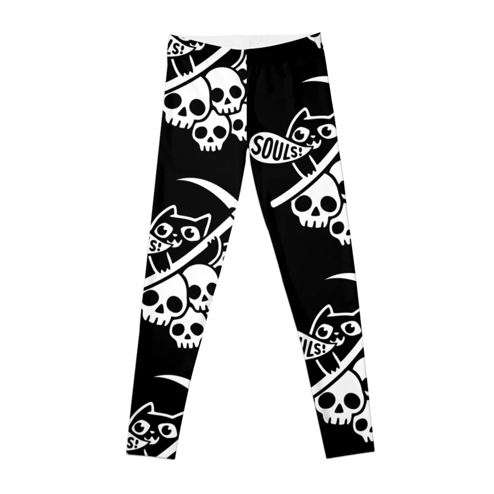 

Cat Got Your Soul II Leggings Women's sportswear Women's fitness Women's tights trousers Womens Leggings