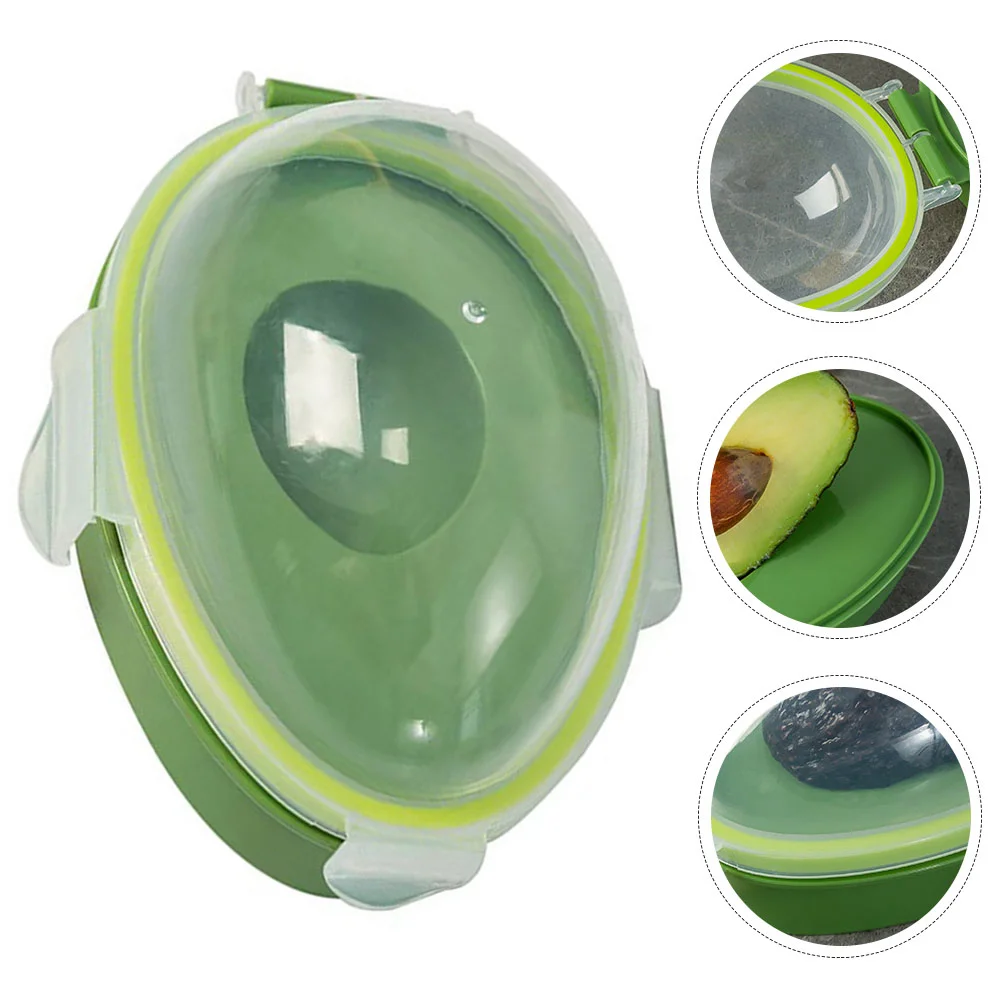 

2 Pcs Avocado Crisper Wear-resistant Holder Saver Sealed Keeper Kitchen Supply Delicate