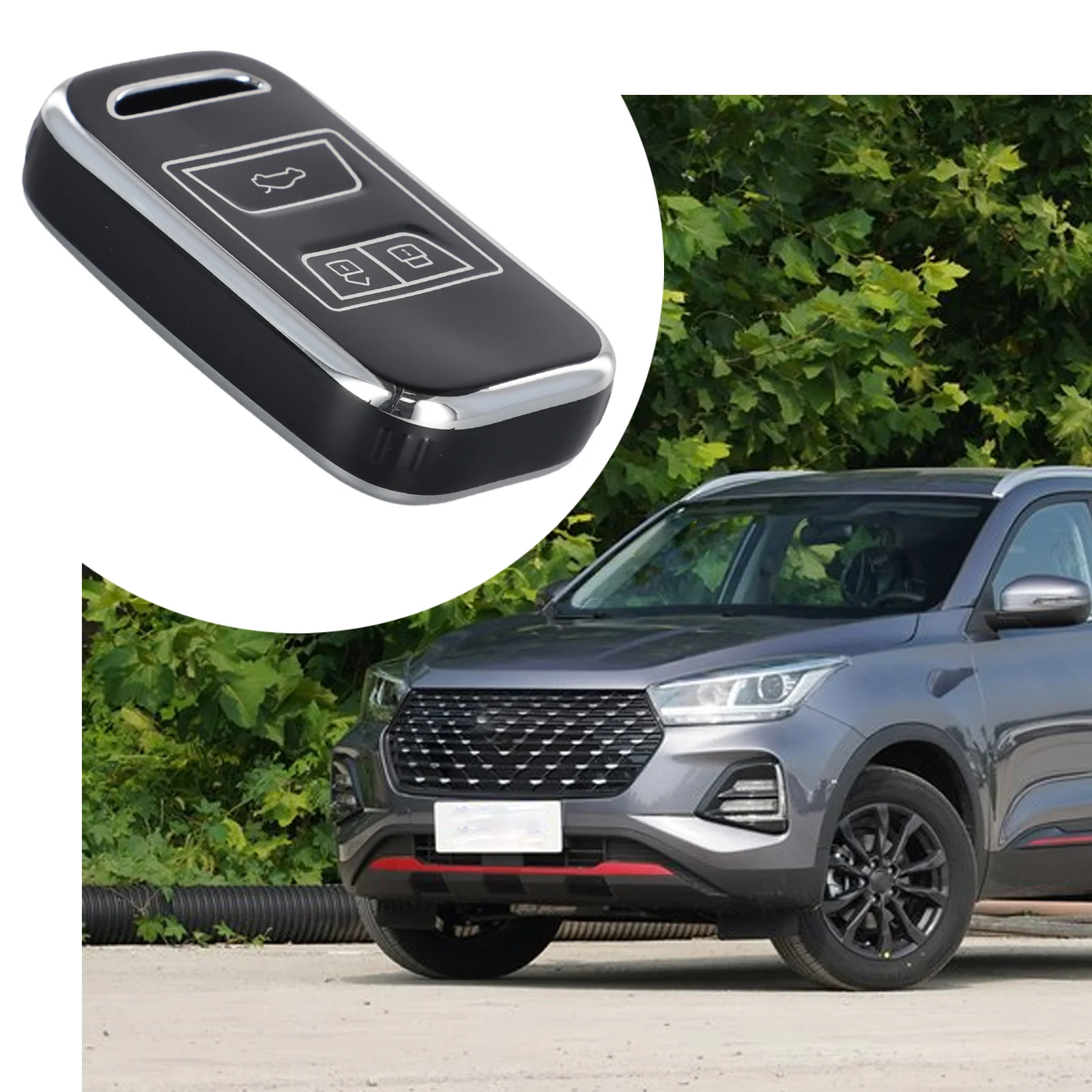 

Elegant Design New Practical Key Cover Car Key Cover Car Remote Auto Parts Soft TPU Accessories Easy Installation