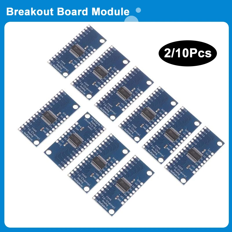 

2/10Pcs Breakout Board Module ForArduino DIY Accessories CD74HC4067 16-Channel Analog Digital Multiplexer