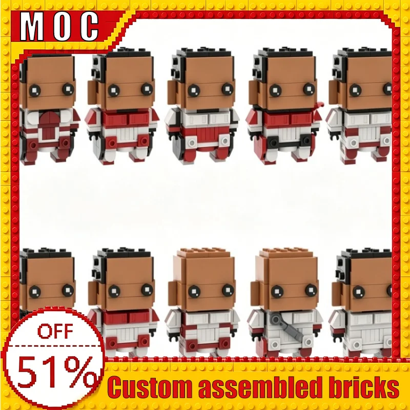 

NEW 3820PCS War Series Warrior Shock Trooper Brick Bundle Custom Building Blocks MOC Set Educational Assembly Toy Birthday Gift