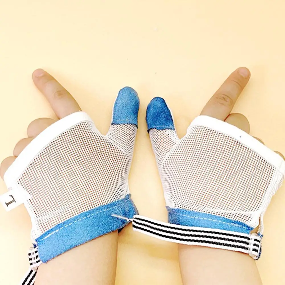 Sucking Thumb Stop Baby Finger Gloves Baby Prevent Gloves Biting Mitten Infant Bite Thumbsucking Anti Nail Finger Scratch G R1N8