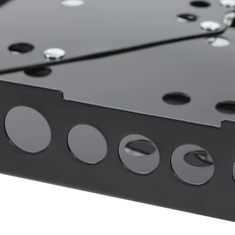 Kojem RV Bumper-Mounted Generator Cargo Carrier for Campers Trailers RV Rear Luggage Basket Rack Tray Kit Assembly Designed for