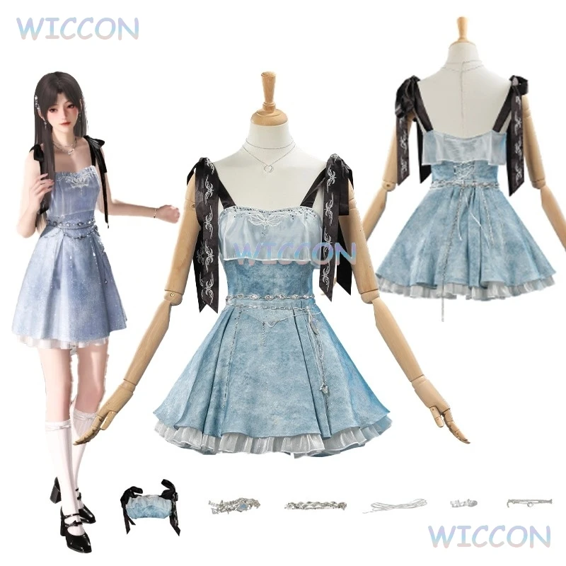 

Dunayskiy Game Love And Deepspace Косплей Mc Player Костюм Синий Камзол Платье Калб Пара Костюм Девушка Женская Одежда Хэллоуин C