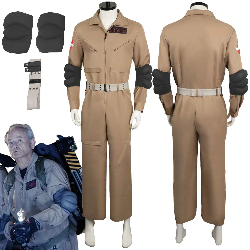 

Lucky Cosplay Black Jumpsuit Disguise Fanny Pack 2024 Movie Ghost Cosplay Busters Costume Women Men Fantasia Outfits
