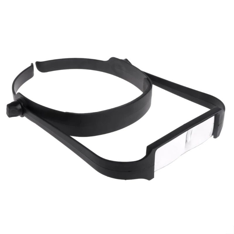 แว่นขยายแบบคาดศีรษะแบบพกพาเลนส์เปลี่ยนได้ Loupe แว่นขยายปฏิบัติ Dropship