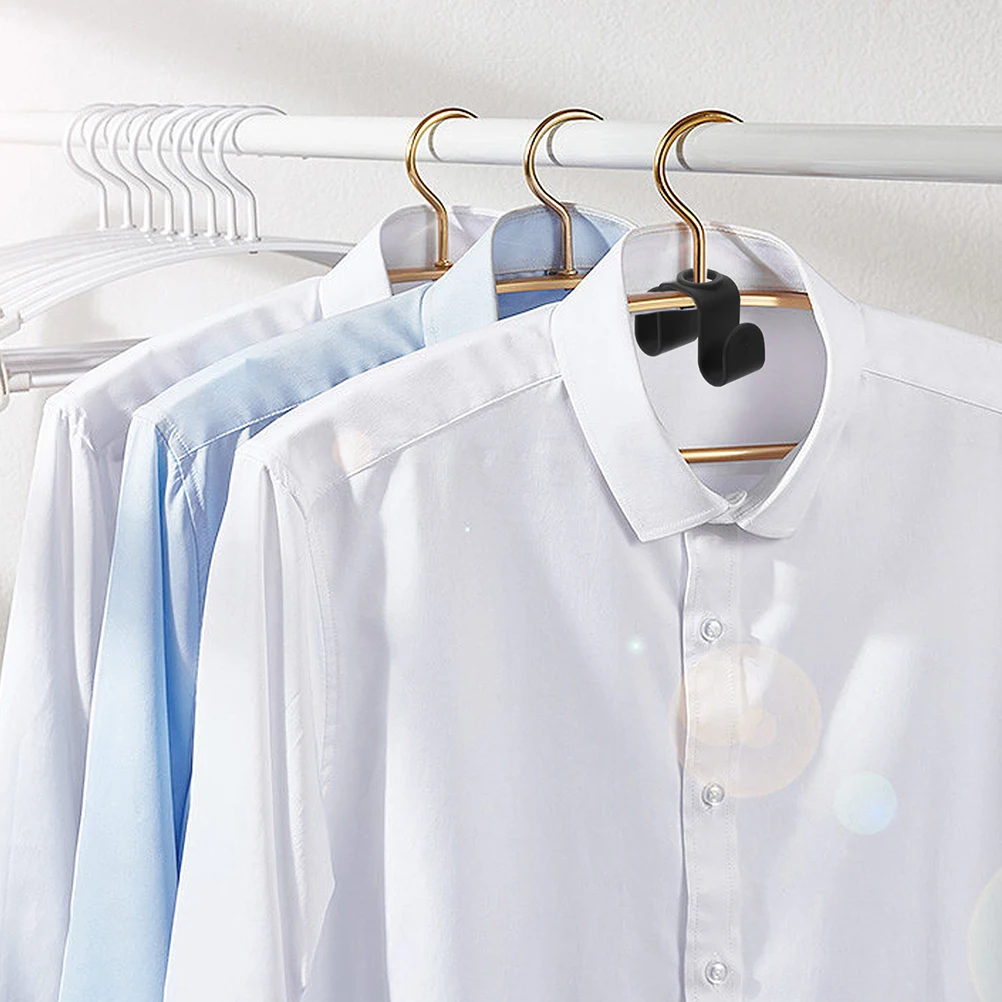 

10Pcs Hanger Extender Hooks Closet Organizer Connect Hangers Vertically Maximize Space Sturdy Lightweight Clothes Storage