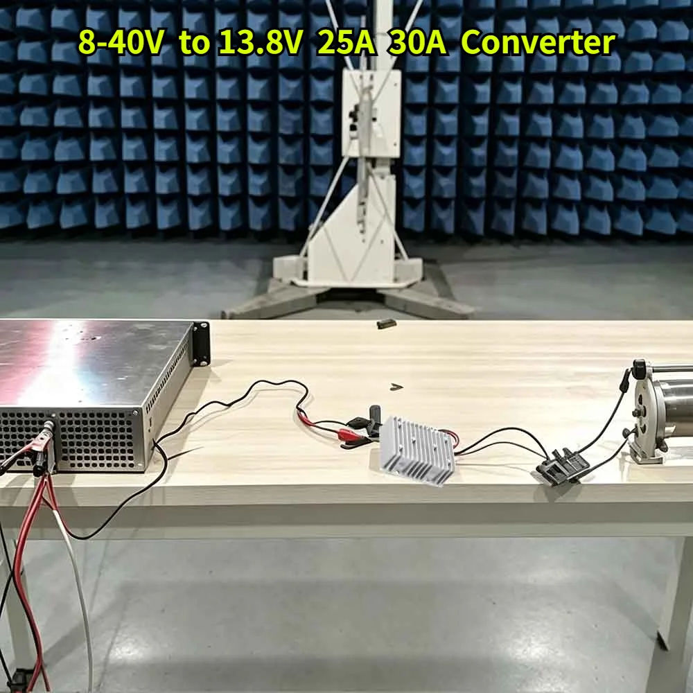Automatic Boost Buck 8-40V to 13.8V 25A 30A Voltage Regulator DC DC Converter Stabilizer for Cars Boats And Heavy-Duty Vehicles