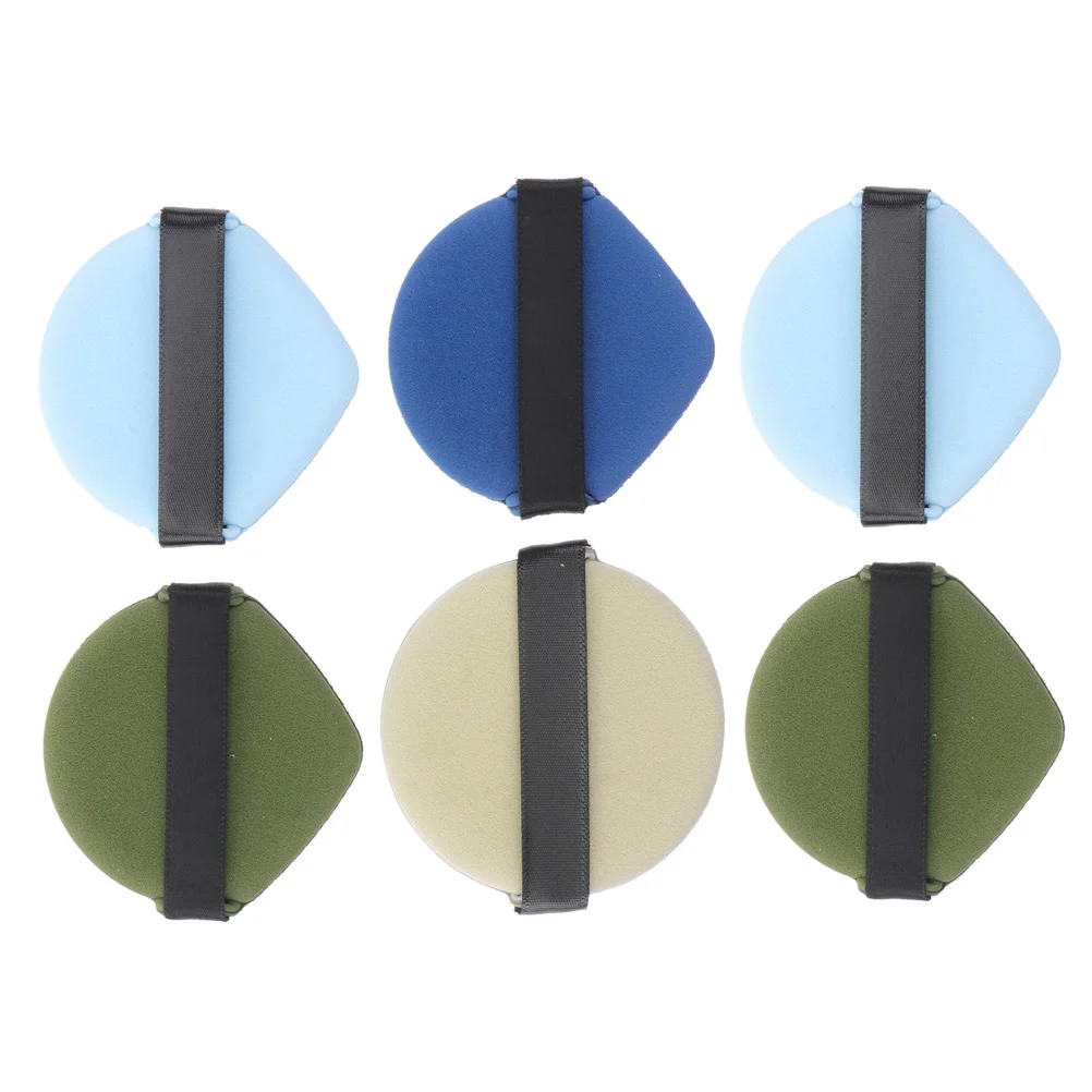 6 szt. Gąbeczek do makijażu, elastyczne aplikatory do pudru, do stosowania na sucho i na mokro, do podkładu, kosmetyczne, do twarzy, do primeru dla kobiet