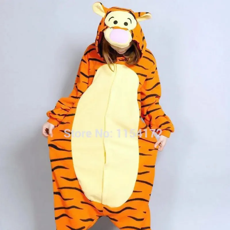 

2025 New Kigurumi 3d Dimensional Tiger Costume Pajamas Cartoon Animal Cosplay Pyjamas Adult Onesies Party Dress Halloween P ★ ★