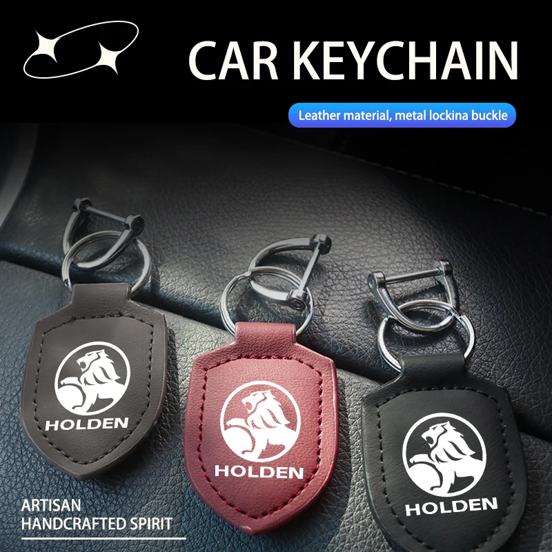 Металлический брелок для ключей автомобиля с кожаной эмблемой для Holden VZ VE Colorado Caprice VX VU VY HSV Cruze Rodeo Astra