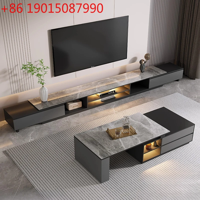 Modern Universal Tv Stand Adjustable Coffee Table Living Room Tv Stand Designer Showcase Mueble Para Televisor Furniture Luxu