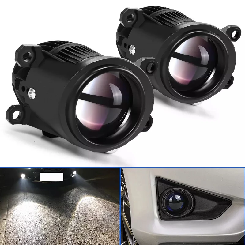 

Car 2" 4300K 3000K 6000K Bi LED Projector Lens Fog Light Universal Fog Lenses LED Lights Driving Lamps Car Accessories Retrofit