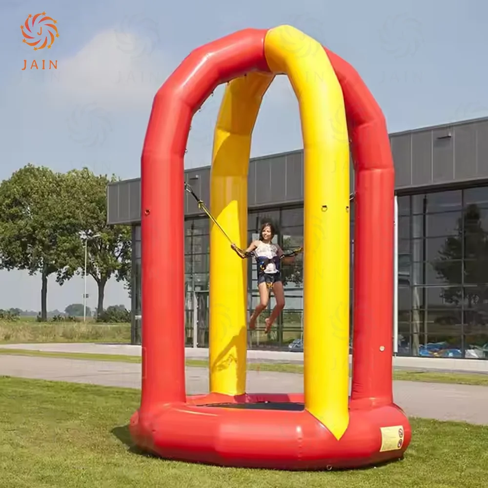 

4mH-13ftH Outdoor Amusement Park Kids and Adult Inflatable Bungee Jumping Trampoline Fun Sports Games For Outdoor Indoor Play