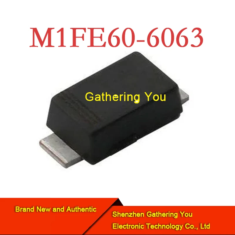 

M1FE60-6063 SOD123 Выпрямитель 600 В, 1а Совершенно новый, аутентичный
